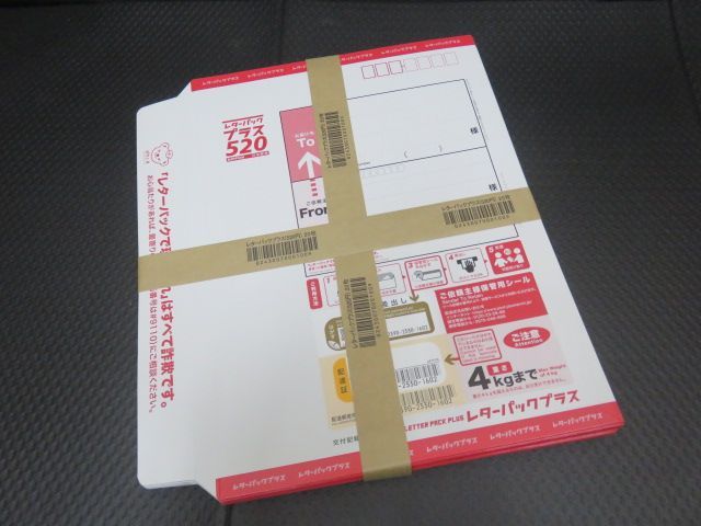 折り曲げなし 旧 レターパックプラス 20枚