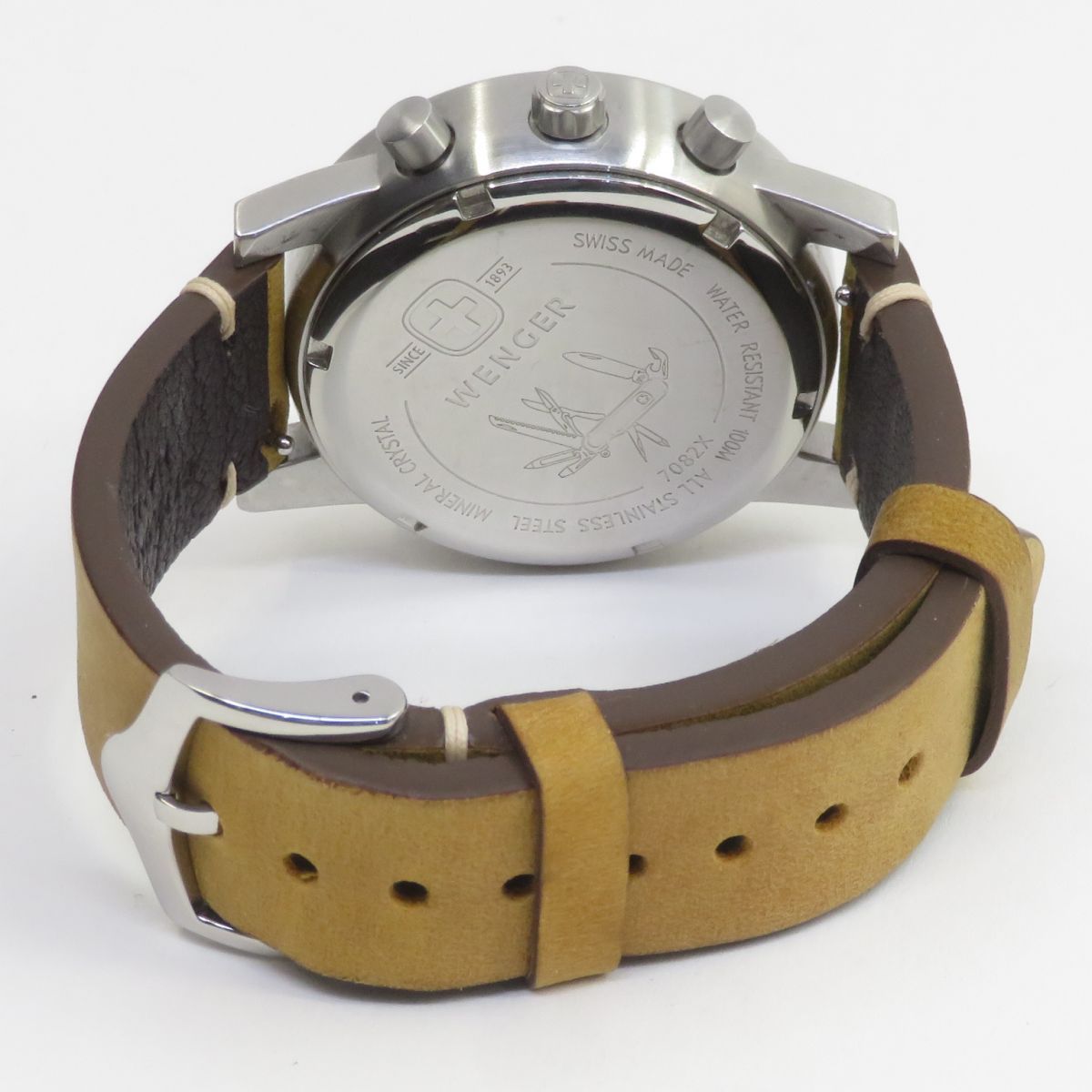 ウェンガー コマンド クロノ 7082X WENGER ウェンガー コマンドクロノ 7082X クオーツ 腕時計 ※中古