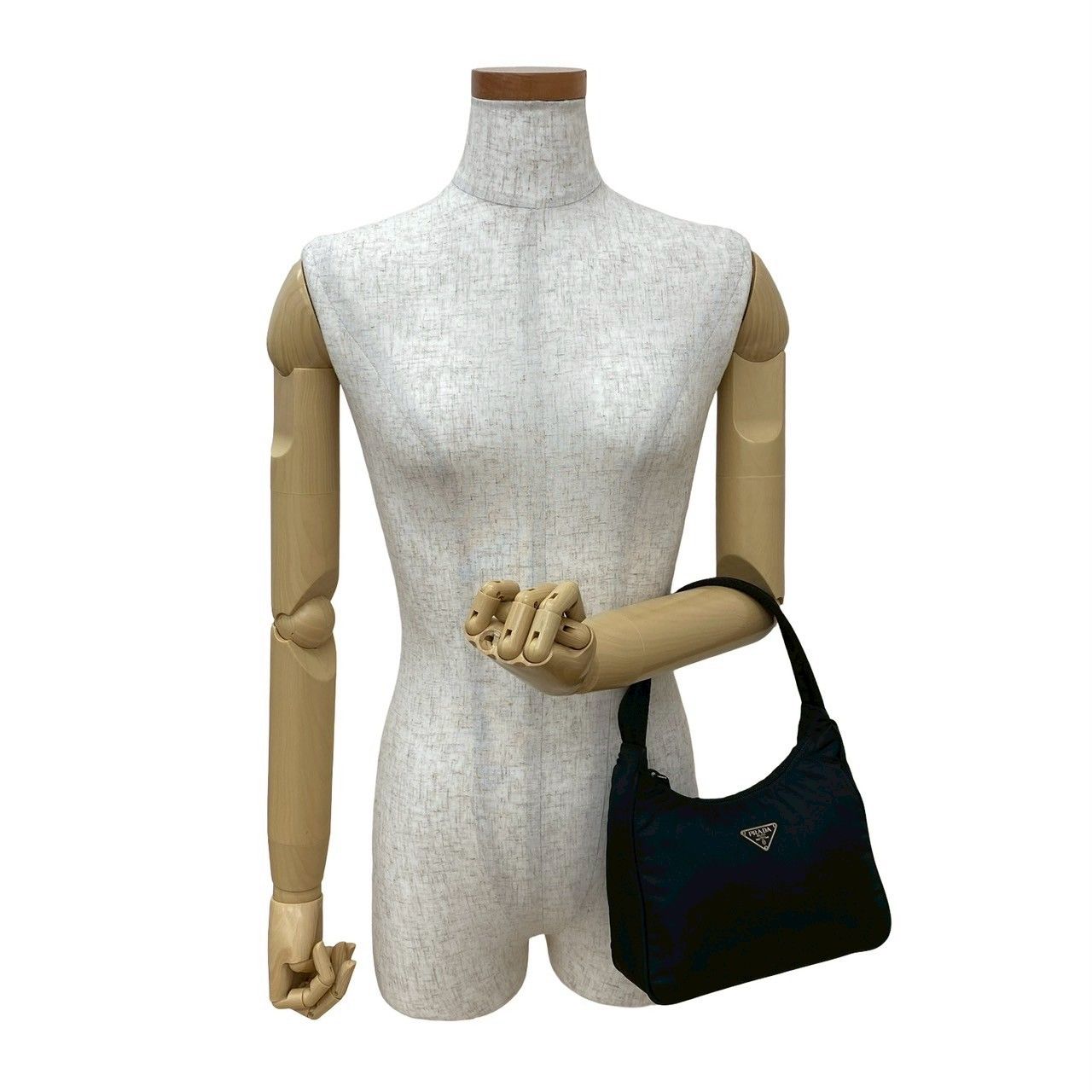 極 美品 PRADA プラダ 三角ロゴ プレート 金具 テスート