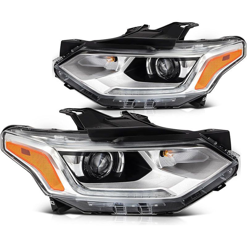 シボレーTraverse 18-21年式 前照灯 半総成ヘッドライト 左右セット 車種 高輝度12V 55W 美規巡領者対応