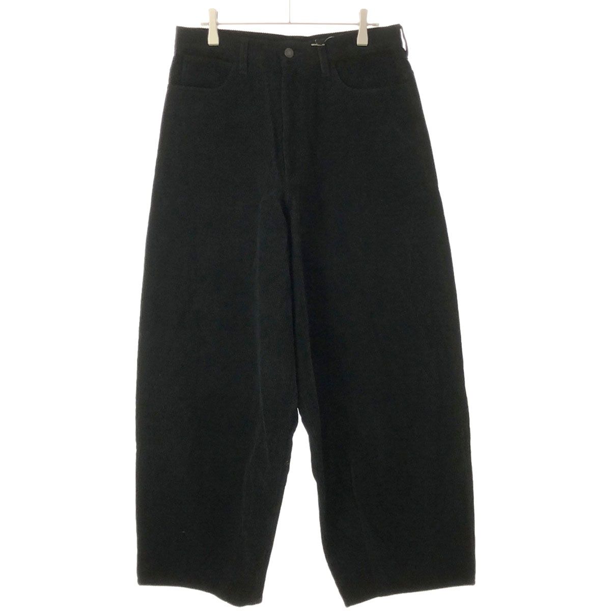 LAD MUSICIAN ラッドミュージシャン 20AW CORDUROY WIDE PANTS テーパードコーデュロイワイドパンツ ブラック 42  2220-514 - メルカリ