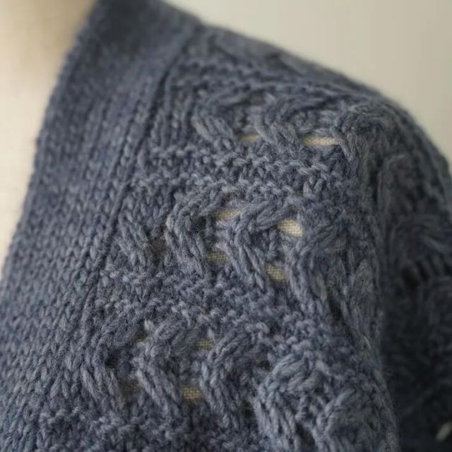 MORIKA モリカ Classic Bolero blue gray one size クラシックボレロ カーディガン 羽織 WWW_OLIVIERBERNSTEIN_COM