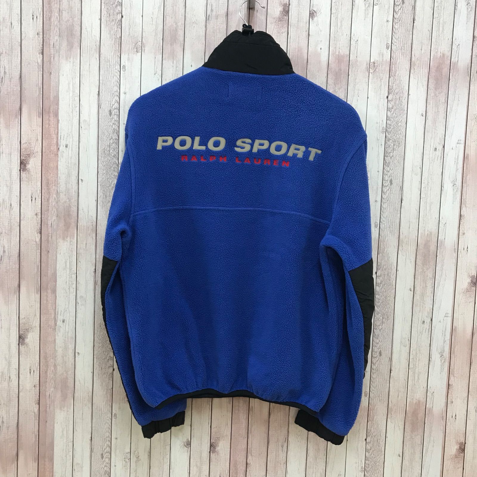 ☆USA製 POLO SPORT ポロスポーツ ハーフジップ フリース S ラルフ 