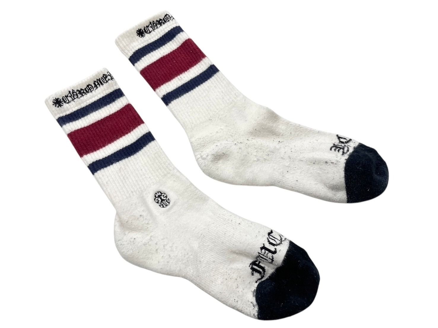 Chromeheartsクロムハーツ ソックス 靴下 ブルー 27cm 新品】 Chrome