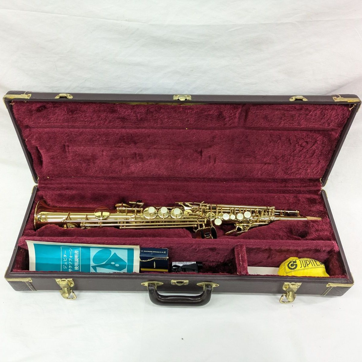 O09 外観 JUPITER JPS-547 ジュピター ソプラノサックス ハードケース付き