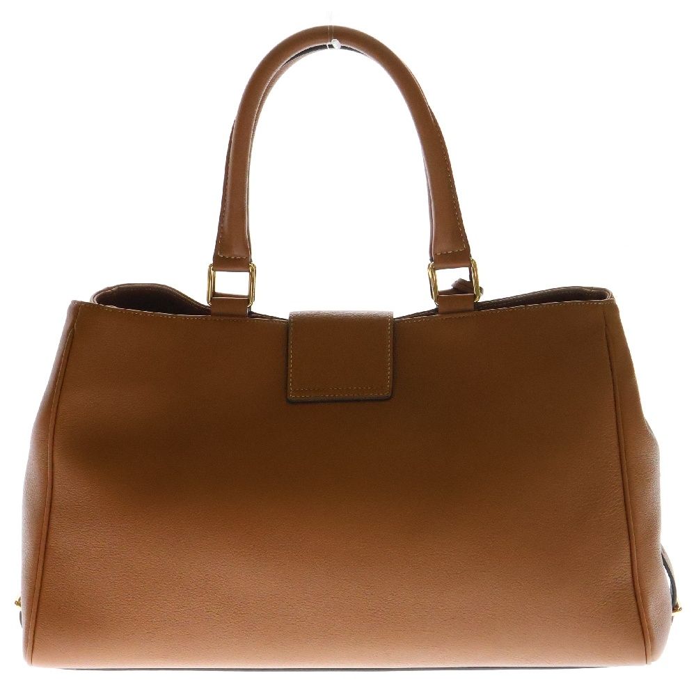 【2025A/W新作★送料無料】 CELINE (セリーヌ) アポリーヌ ミディアム トリオンフ ブラウン バッグ