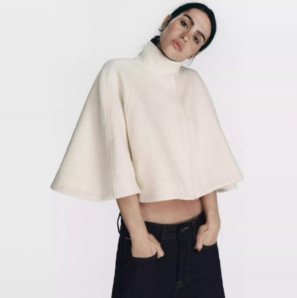 ZARA の 2024 年冬新作の婦人用ゆったりとしたトップス