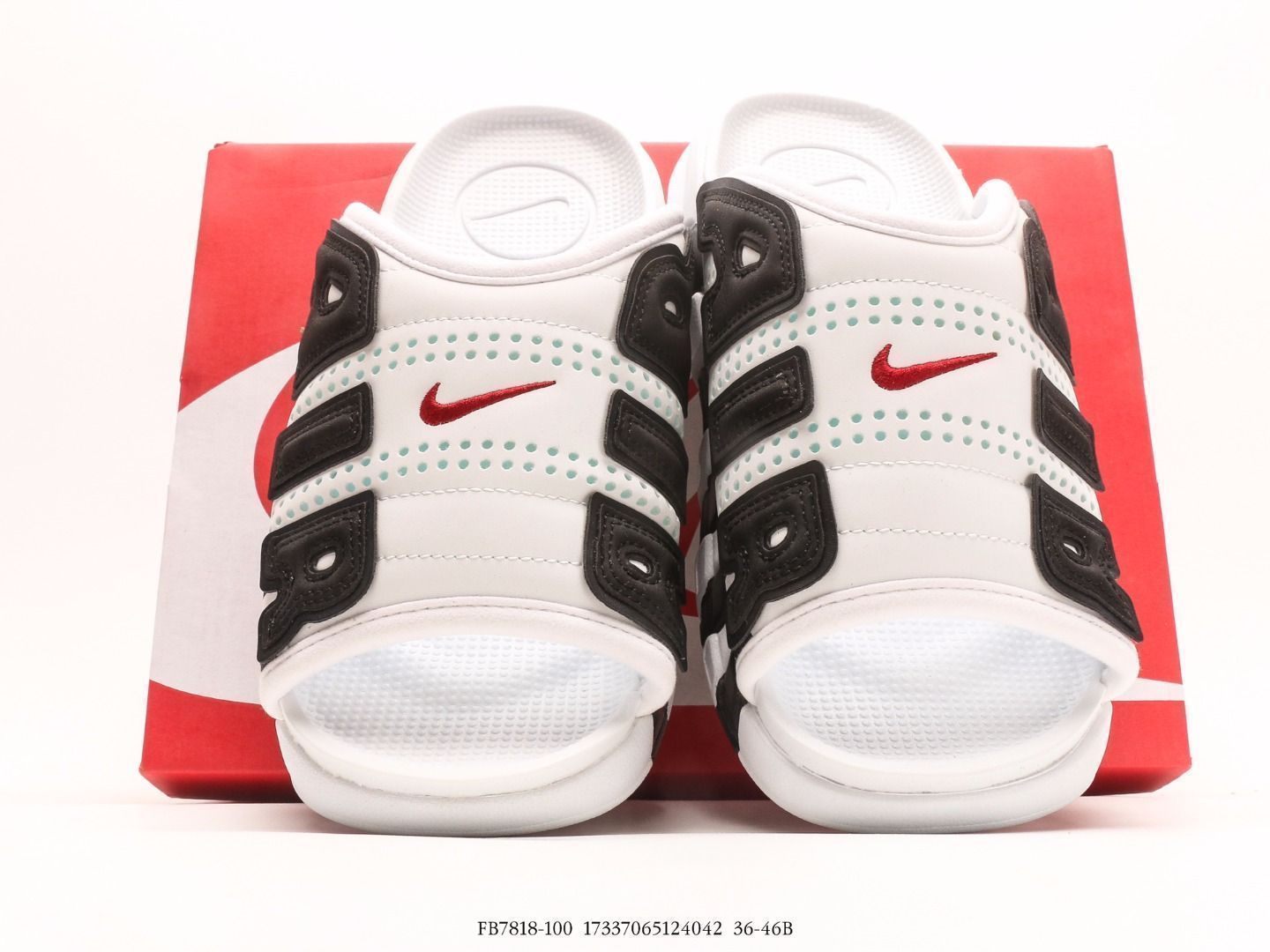 ナイキエア モアアップテンポ スライド ホワイト 27cm NIKE ナイキ エア モアアップテンポ スライド AIR MORE UPTEMPO