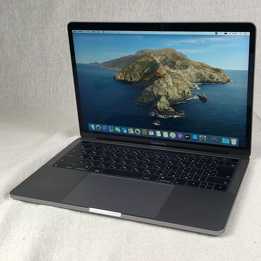 ジャンク品・本体のみApple MacBook Pro (13インチ， 2019， Thunderbolt 3ポート x 4)【i7・16GB・512GB】画面表示異常 他　A1989 EMC3358/LT-JUNK-250230（282572）