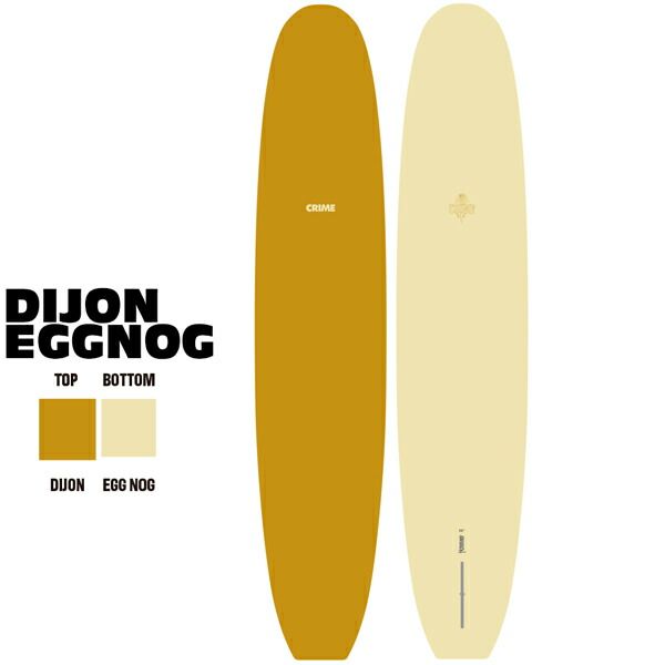 crime クライムノーズライダーシングルフィンロングボード ソフトボード