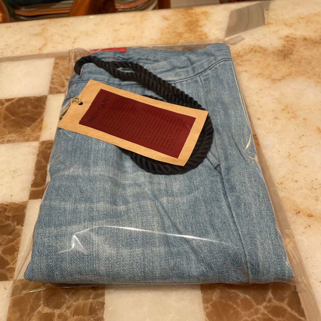 新品】レッドカードRED CARDデニムパンツ(薄いブルー、サイズ23=S  