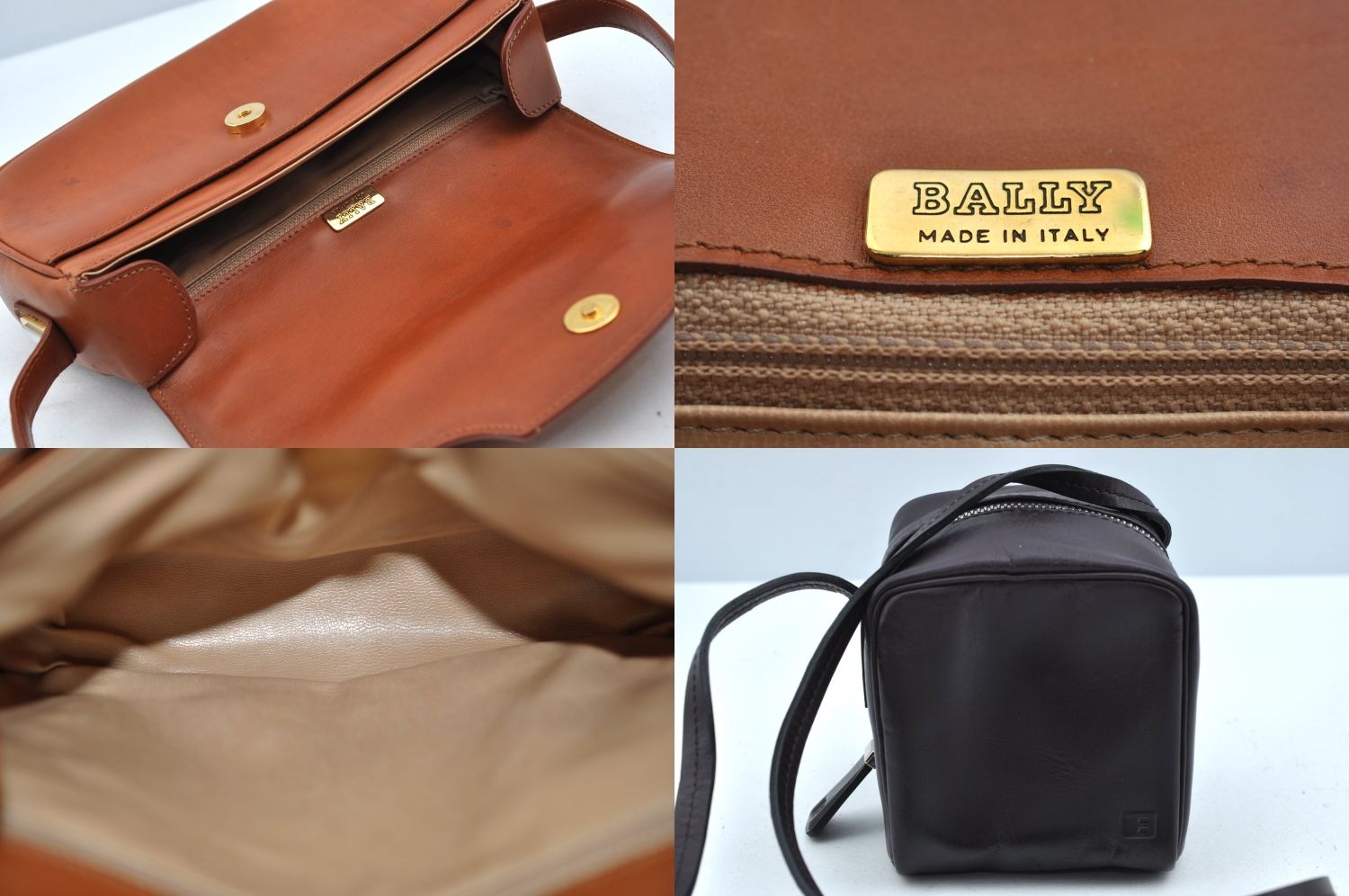 BALLY バリー ビジネスバッグ ショルダーバッグ レザー ブラウン 保存袋 BALLY バリー レザー ショルダーバッグ ブリーフケース ブラウン