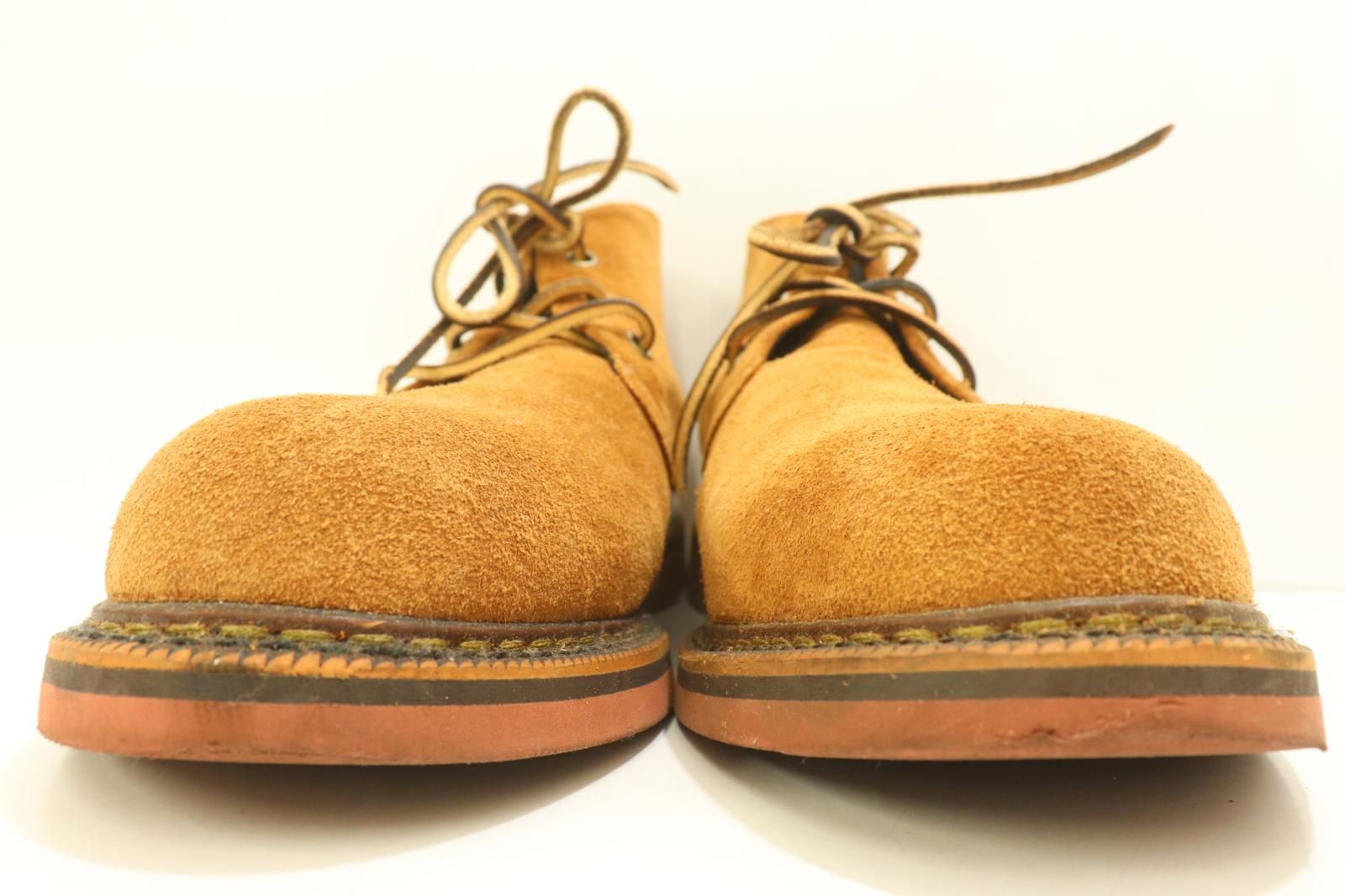 pauls メンズブーツ 42 チャッカブーツ 茶 ブラウン 無地