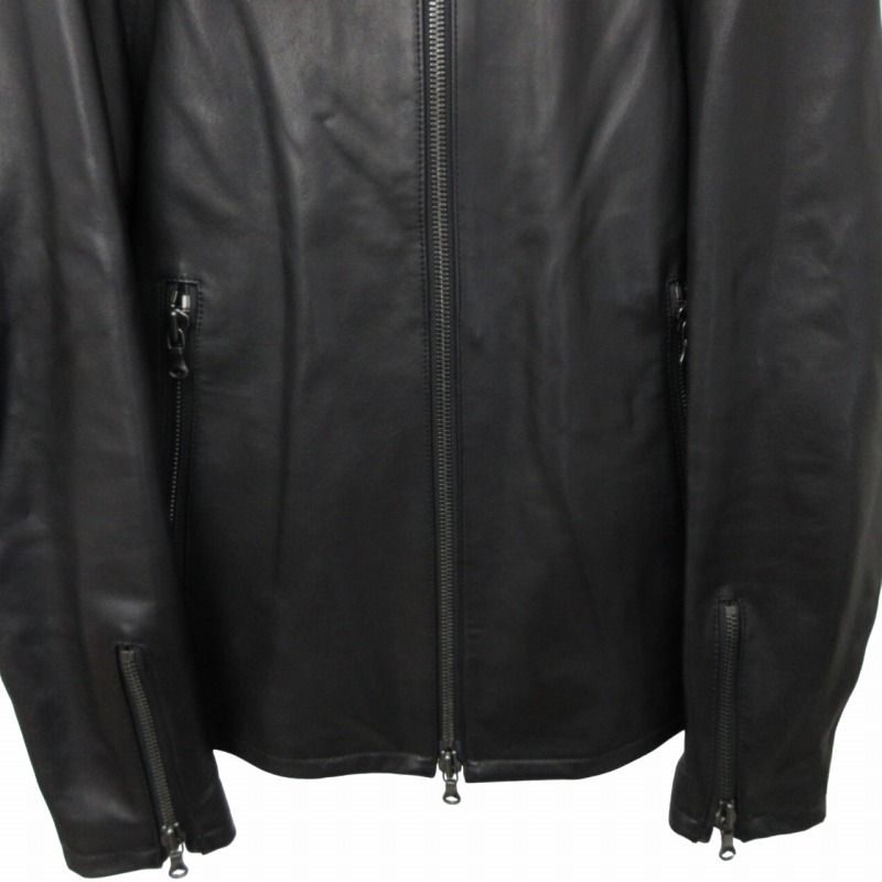 ジョセフ JOSEPH 近年 美品 ラムレザー シングルライダース