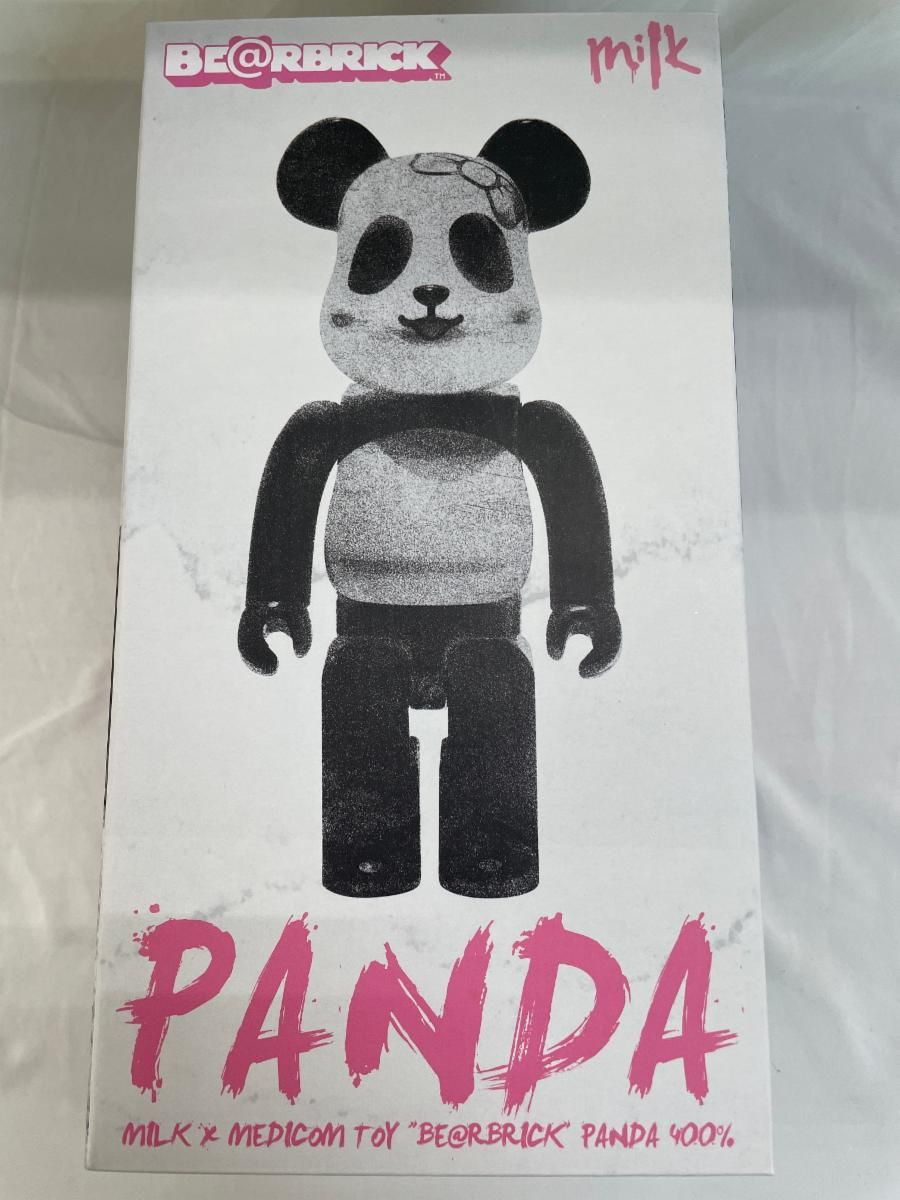ベアブリック☆パンダ☆milk☆400% 未開封】BE@RBRICK-ベアブリック- PANDA 400% GIRL - メルカリ