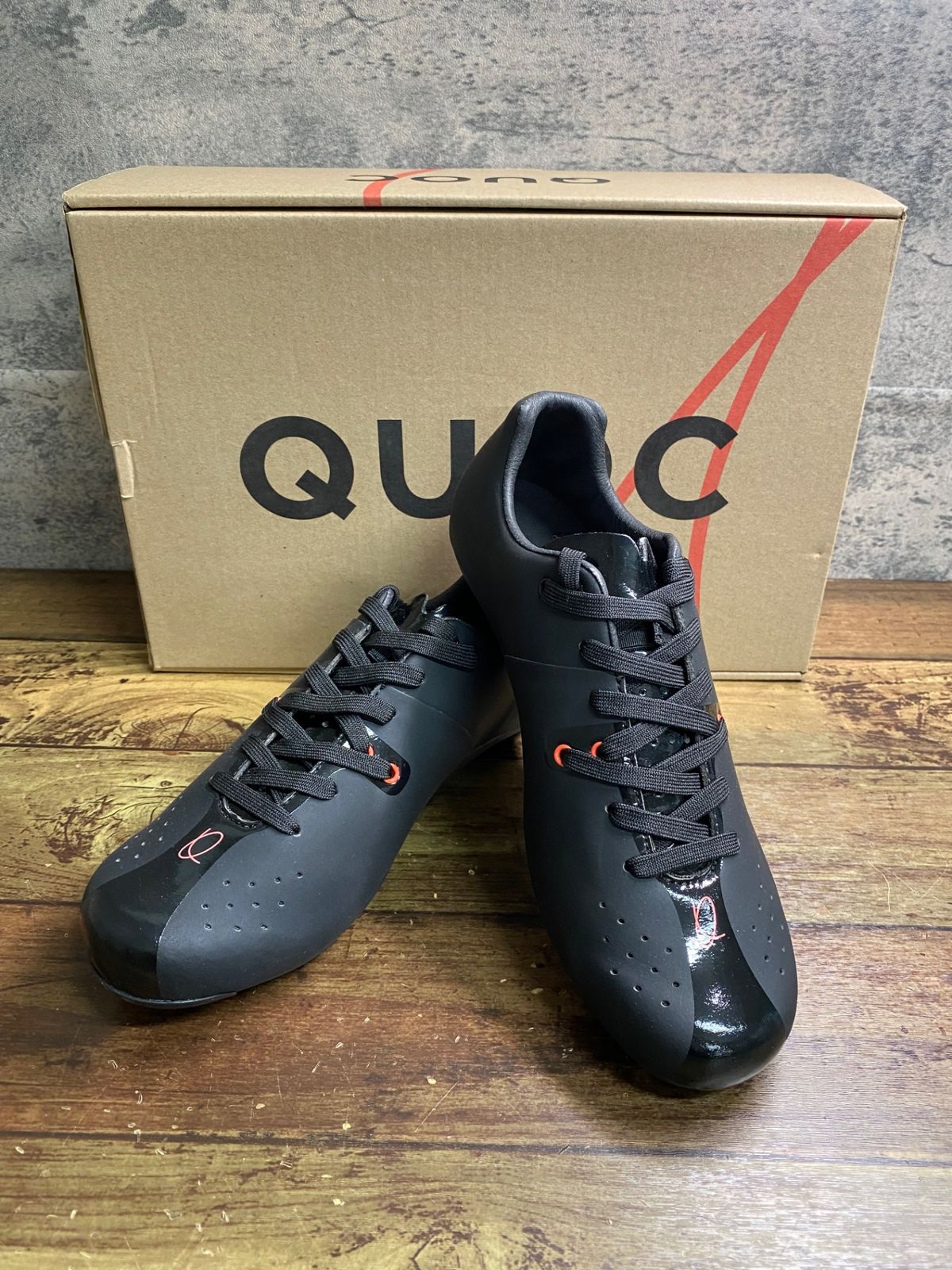 自転車 JF629 クオック QUOC NIGHT ビンディングシューズ 黒 EU37.5 3穴