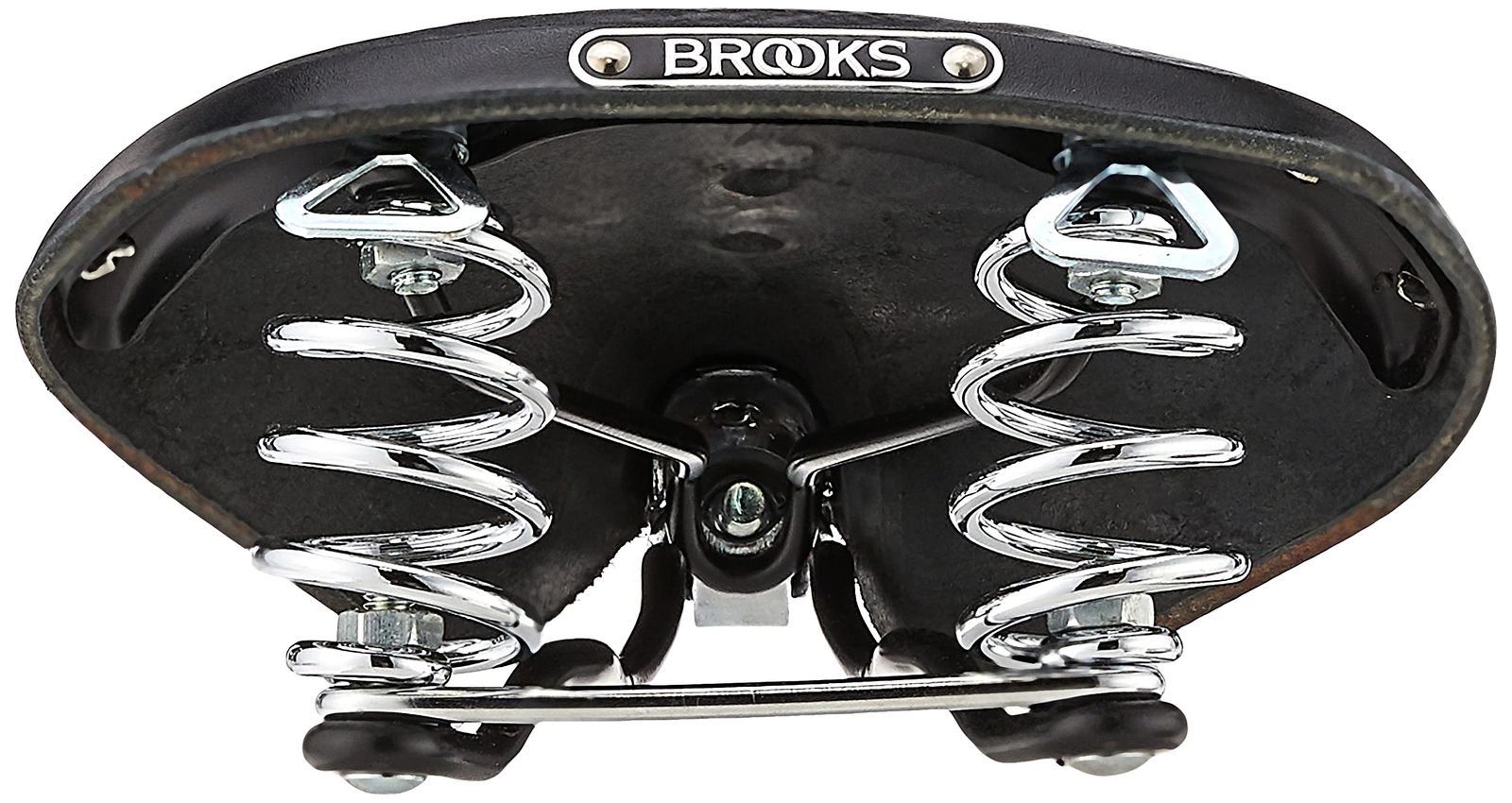 BROOKS(ブルックス) レザーサドル スプリングつきモデルB66のシングルレール版 B67 BLACK - 最安価格挑戦