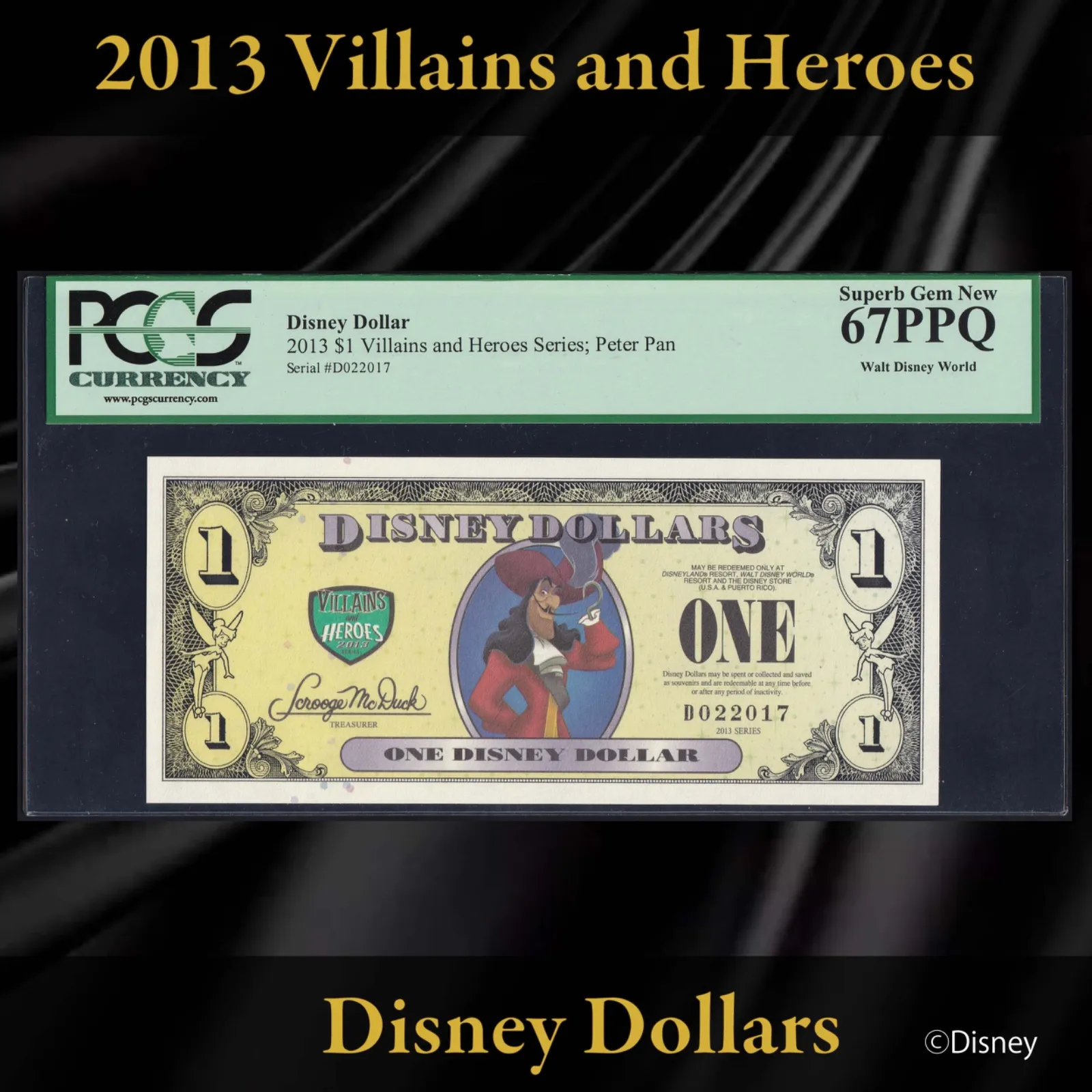 レア 1987年 DisneyDollars カリフォルニア A レア 1987年