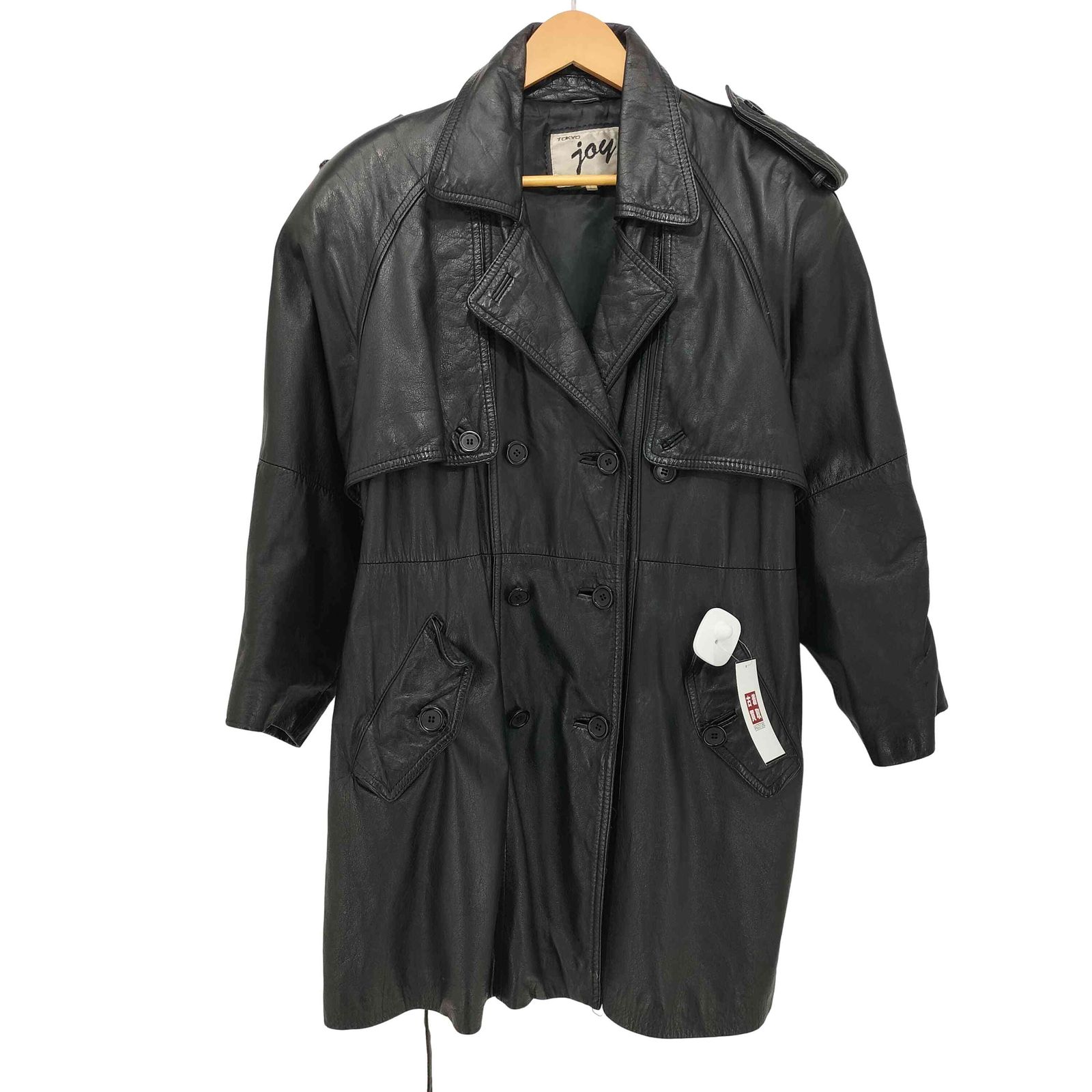 ユーズドフルギ USED古着 ロング カウレザージャケット