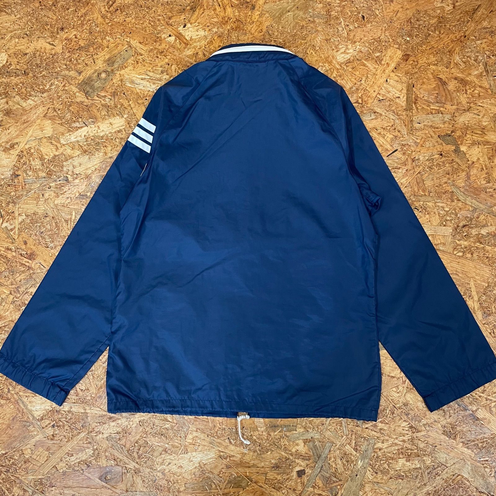 80s adidas ナイロン トラックジャケット ネイビー アディダス 80年代