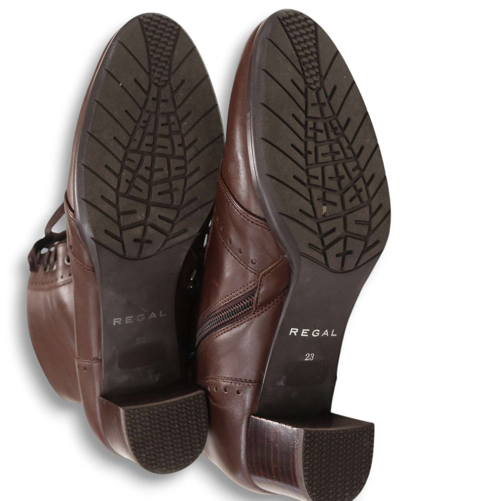 REGAL リーガル F91J 秋冬♪ レースアップ レザー ショート ブーツ Sz