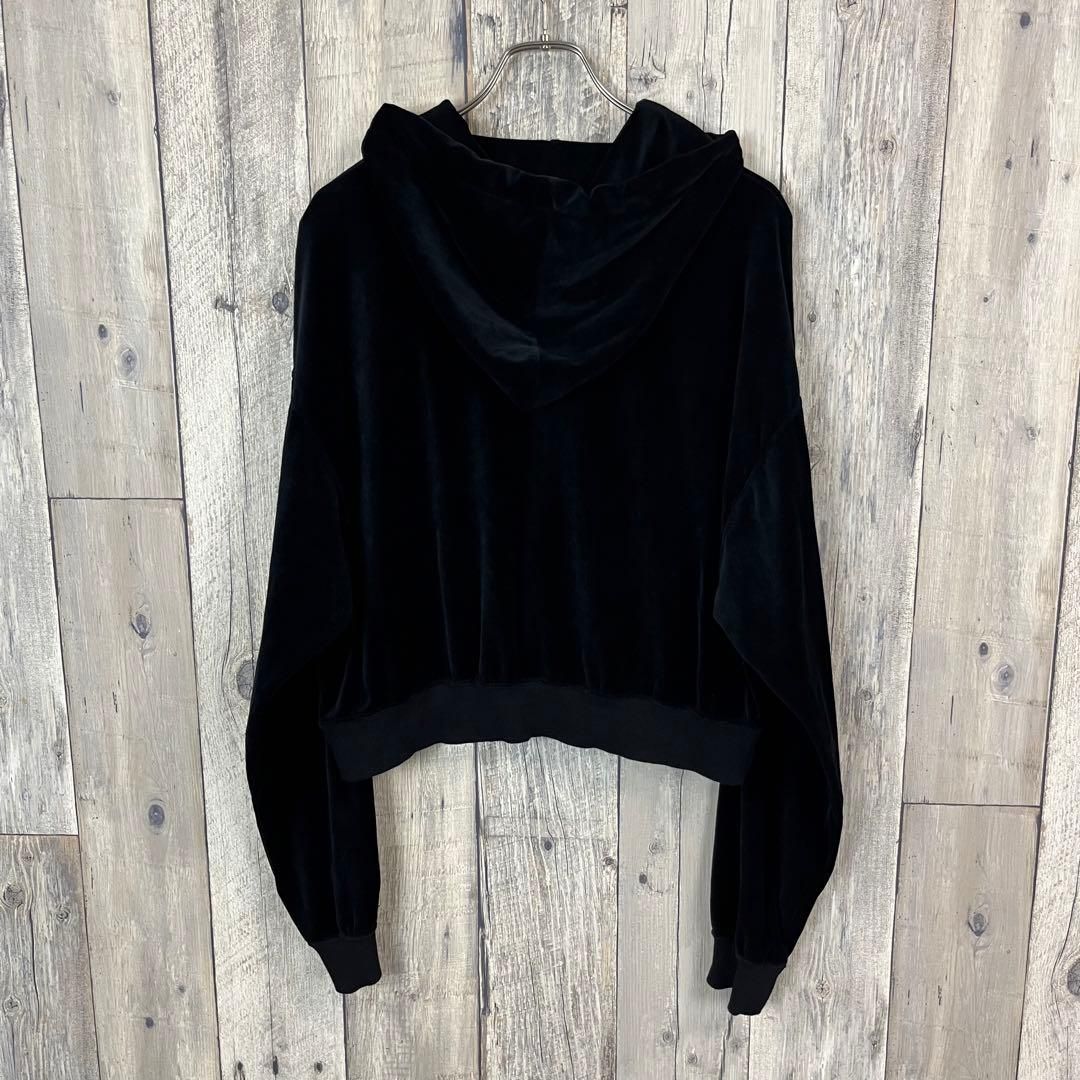 STUSSY ステューシー レディース プルオーバー ベロア パーカー S