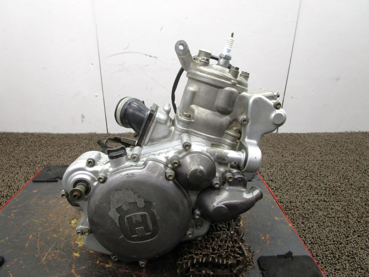 ハスクバーナ WR125 エンジン A618 ZCG2H00AA 始動 済み OH素材に HUSQVARNA A5 キャブ車 動画有