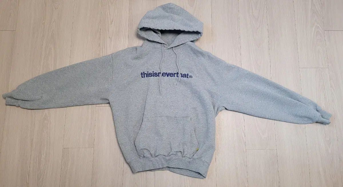 thisisneverthat(ディスイズネバーザット) グレー フード M ユニセックス