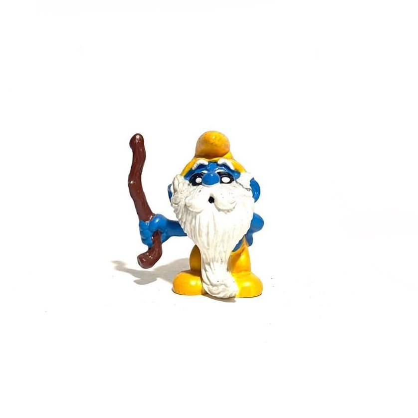ヴィンテージ SMURF スマーフ おじいさん 杖 - メルカリ
