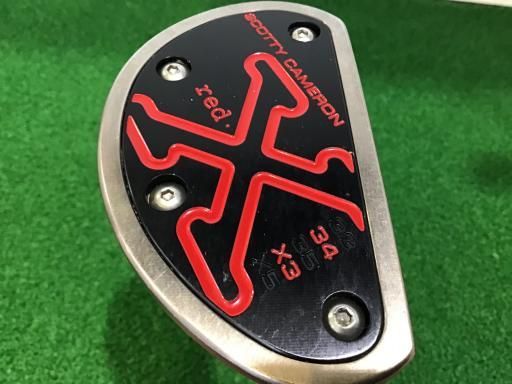 中古】 タイトリスト SCOTTY CAMERON RED X3 34インチ パター PT