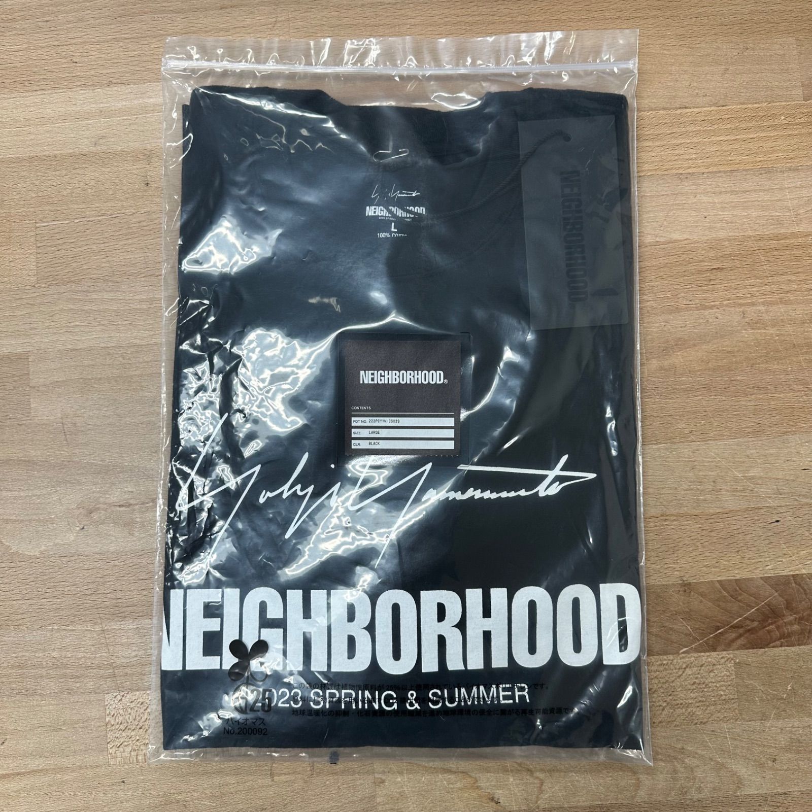 NEIGHBORHOOD YN . CREWNECK SS-1 . CO TEE