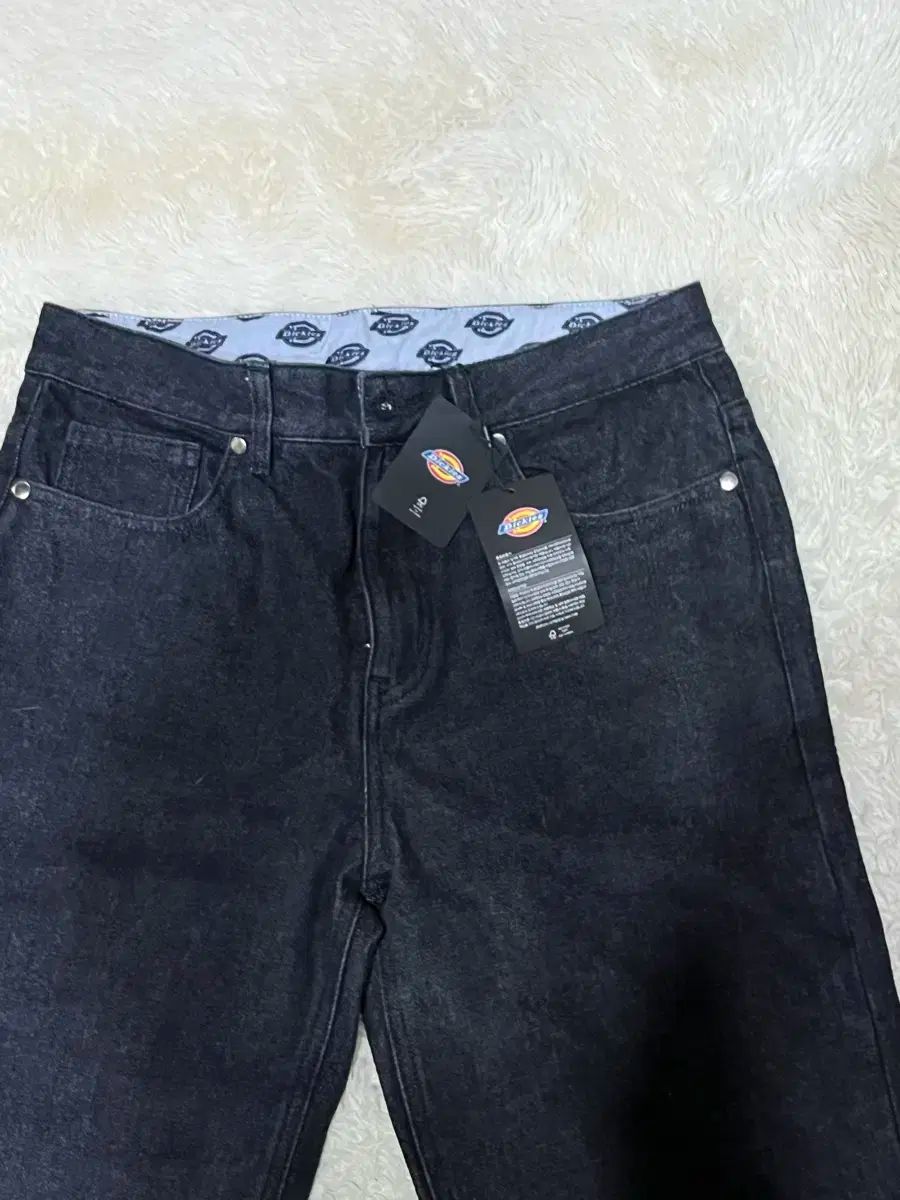 DICKIES(ディッキーズ) ストレート デニム ブラックデニム パンツ 税務商品 M