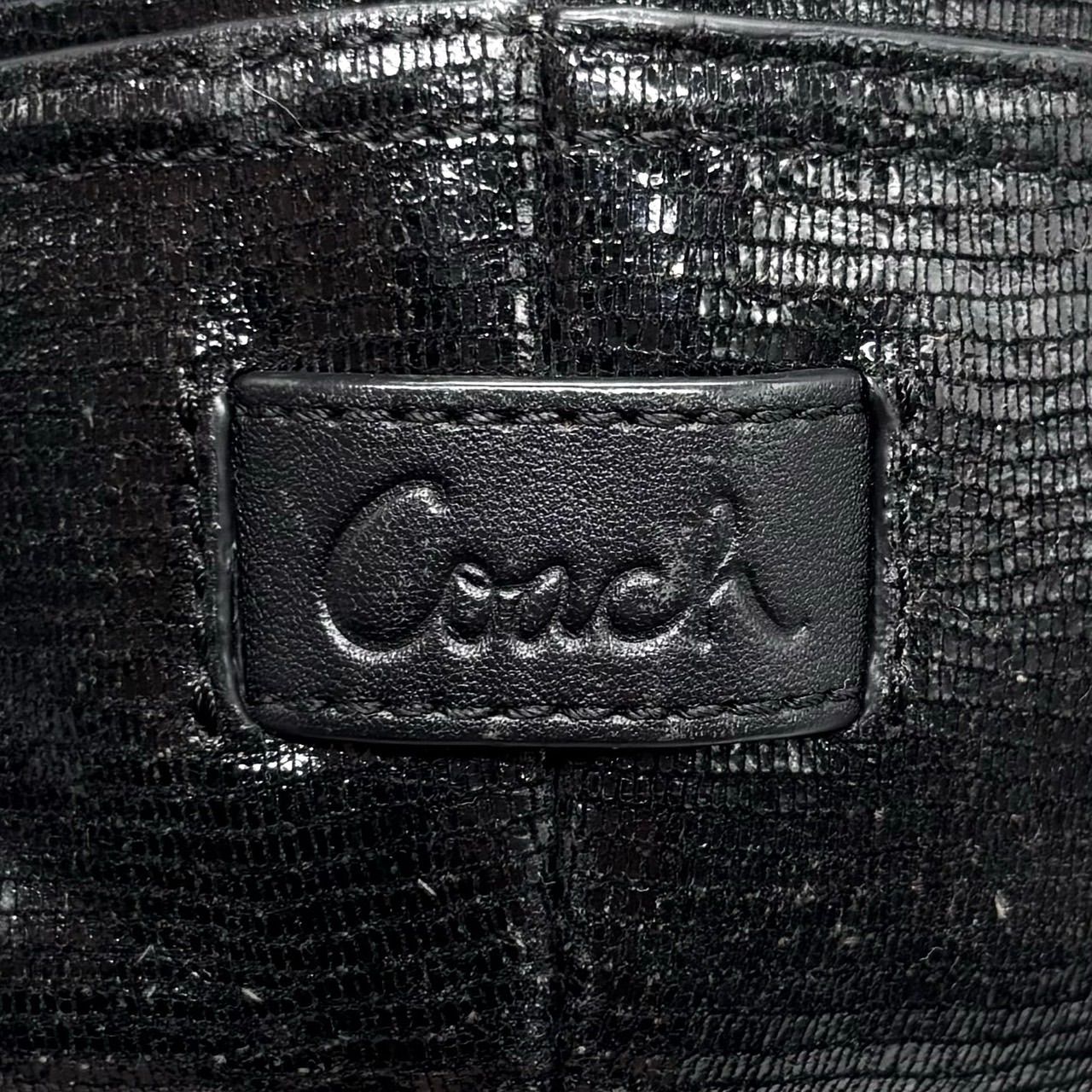 極美品　A4収納　コーチ　トートバッグ　ソーホー　ビジネス　レザー　黒　ブラック ✨良品✨ COACH コーチ トートバッグ A4収納可能 柄