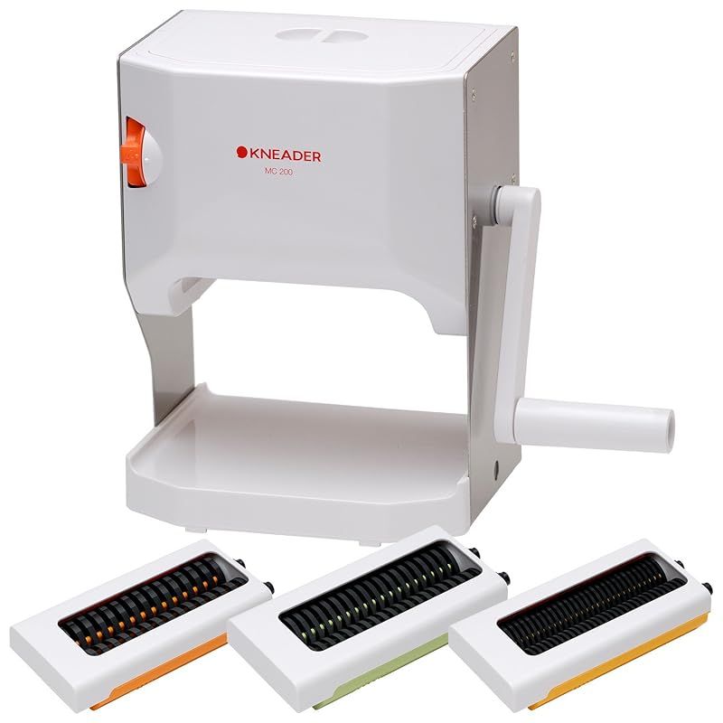 日本ニーダー KNEADER 洗えるパスタマシン 製麺機 麺や 麺カッター2mm 3mm 4mm MCS203