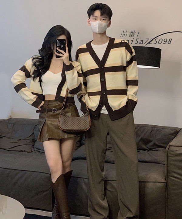 カーディガン セーター ペアルック メンズ レディース お祝い ニット プレゼント pai 5 a 725098