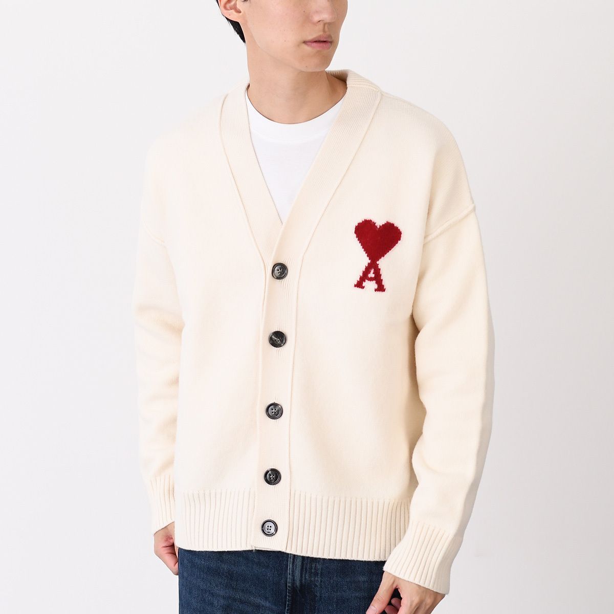 AMI DE COEUR カーディガン メリノウールフェルト カーディガン AMI 