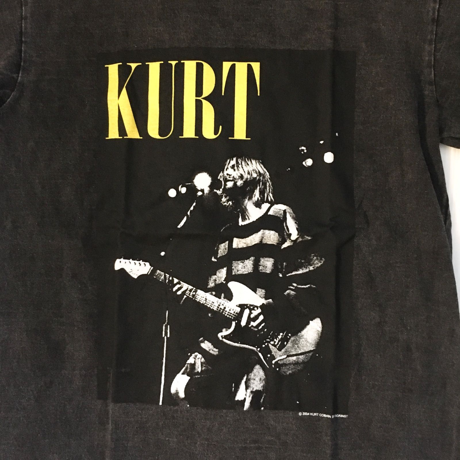 ニルヴァーナ カート・コバーンTシャツ 当時モノ バンドT 新品 L NIRVANA ニルヴァーナ カートコバーン バンドTシャツ