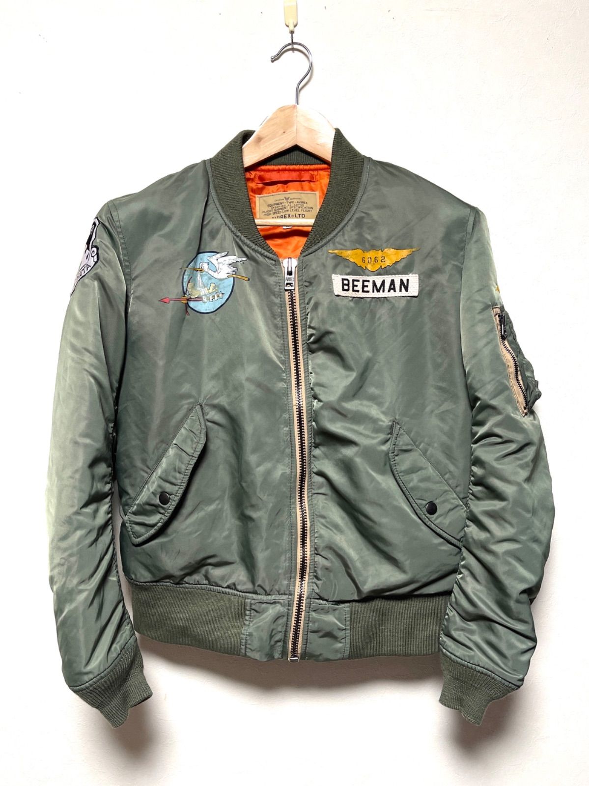 AVIREXフライトジャケット アヴィレックスma1 中綿 Ｍ