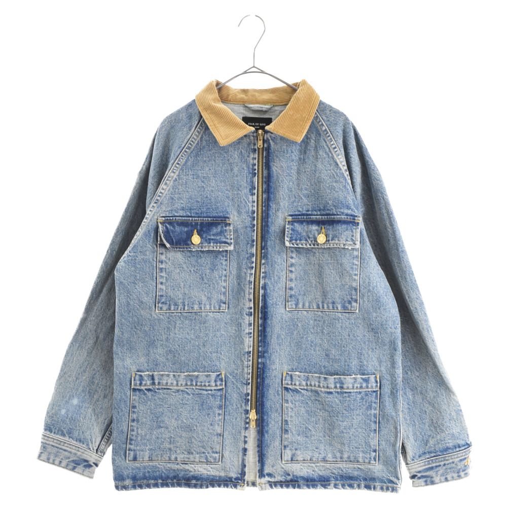 FEAR OF GOD (フィアオブゴッド) Selvedge Denim Long Trucker Jacket