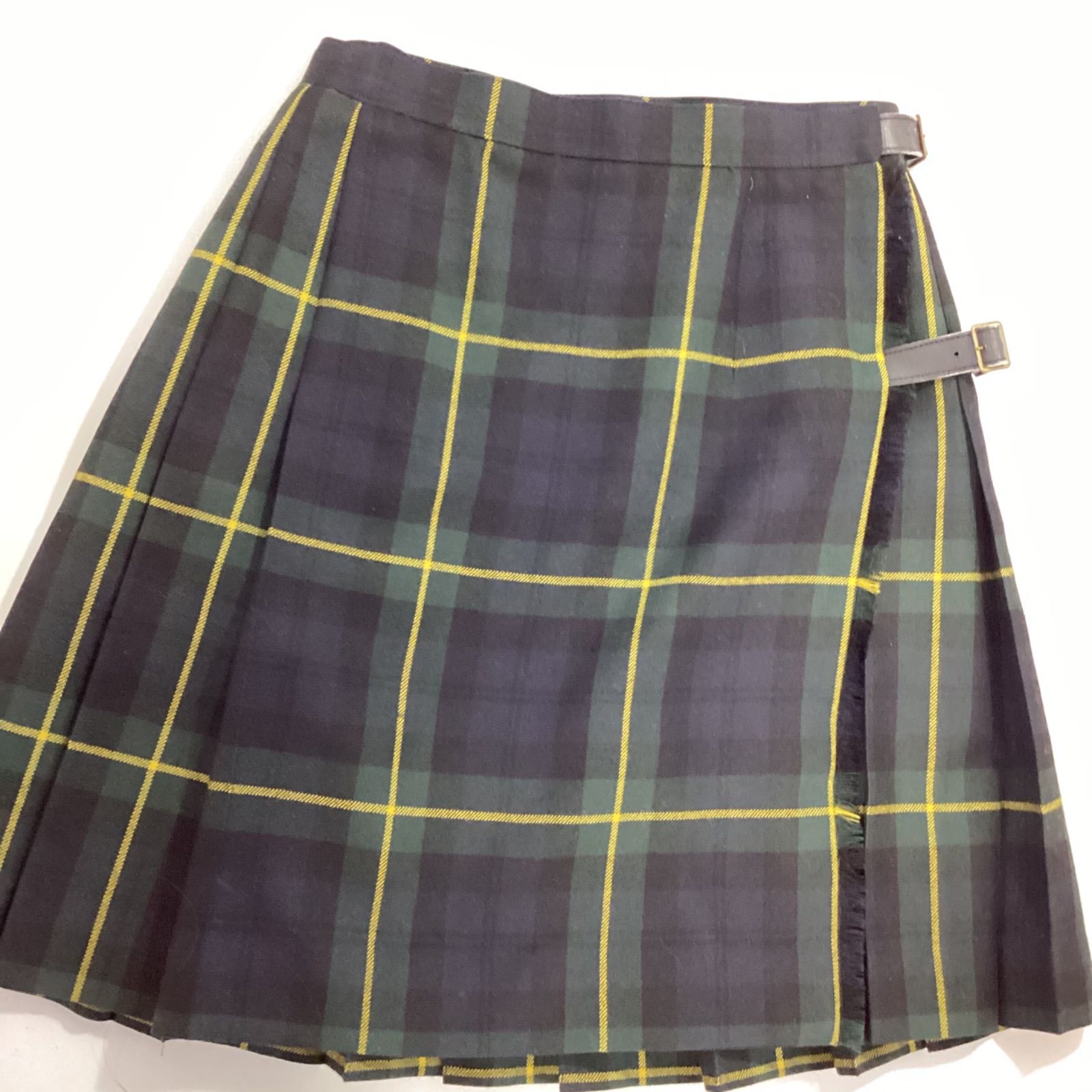 ダックス ロンドンDAKSLONDON タータンチェック柄巻きスカート(M