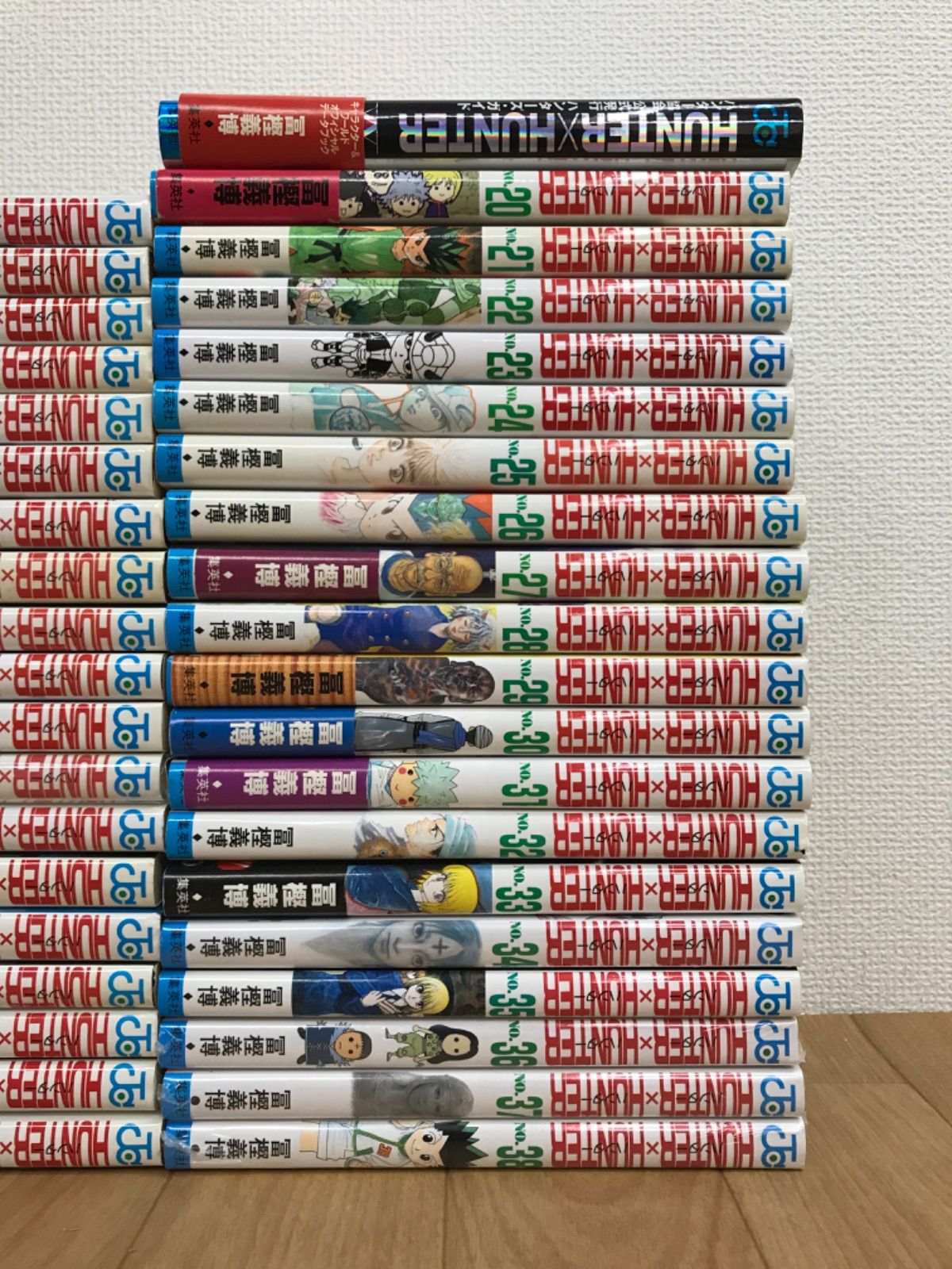 ☆①【未開封3冊】ハンターハンター HUNTER×HUNTER 1~38巻+