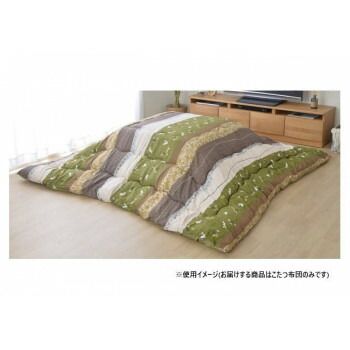 【最新作，人気SALE】 こたつ布団 正方形 単品 和柄 ウサギ柄 グリーン 約205×205cm 1160300120103 掛け布団