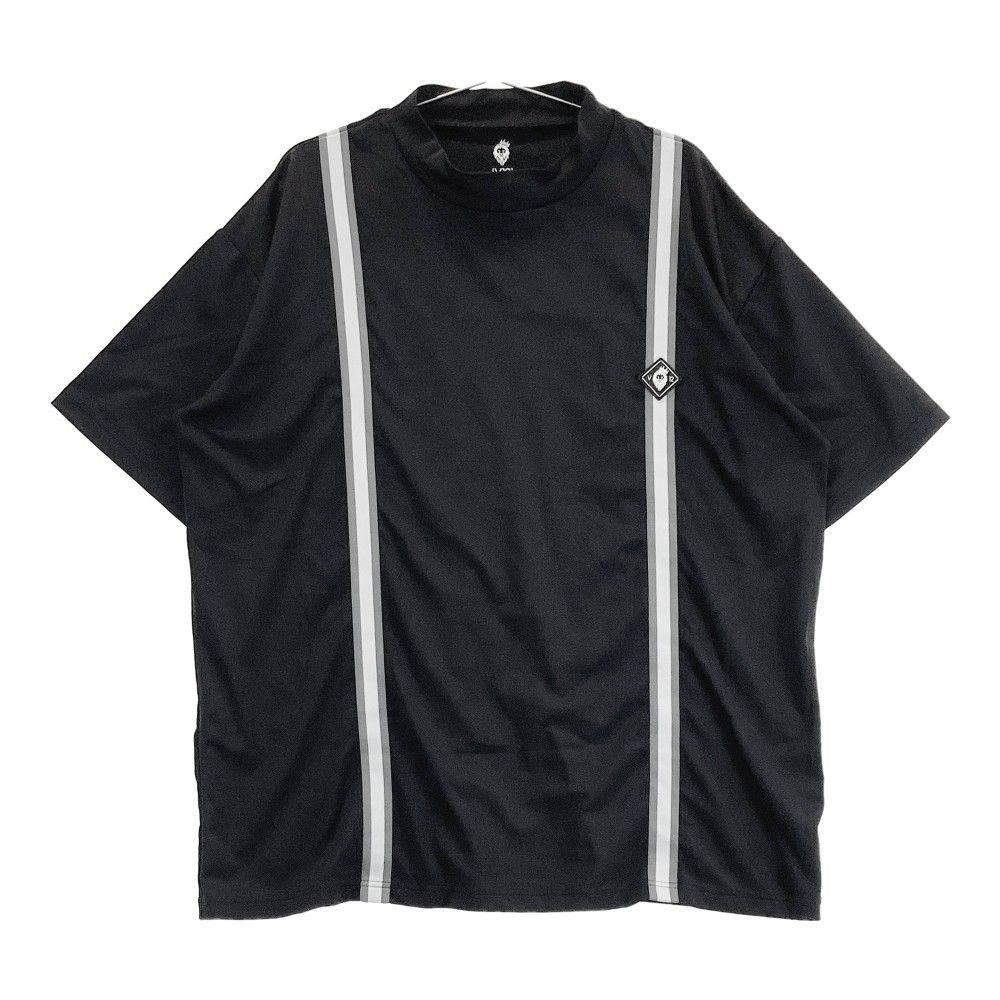 サイズ XXL V12 ヴィトゥエルヴ モデル ハイネック 半袖Tシャツ ブラック系 240101323764 ゴルフウェア メンズ ストスト