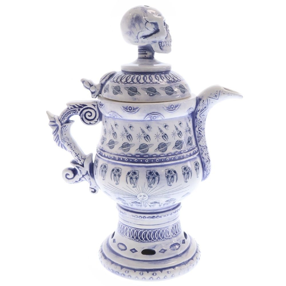NEIGHBORHOOD ネイバーフッド 22SS Dr.WOO DW/CE-INCENSE CHAMBER ドクターウー インセンスチャンバー お香立て ブルー221AIDWN-AC01　■ NEIGHBORHOOD (ネイバーフッド) 22SS Dr.WOO DW/CE-INCENSE CHAMBER