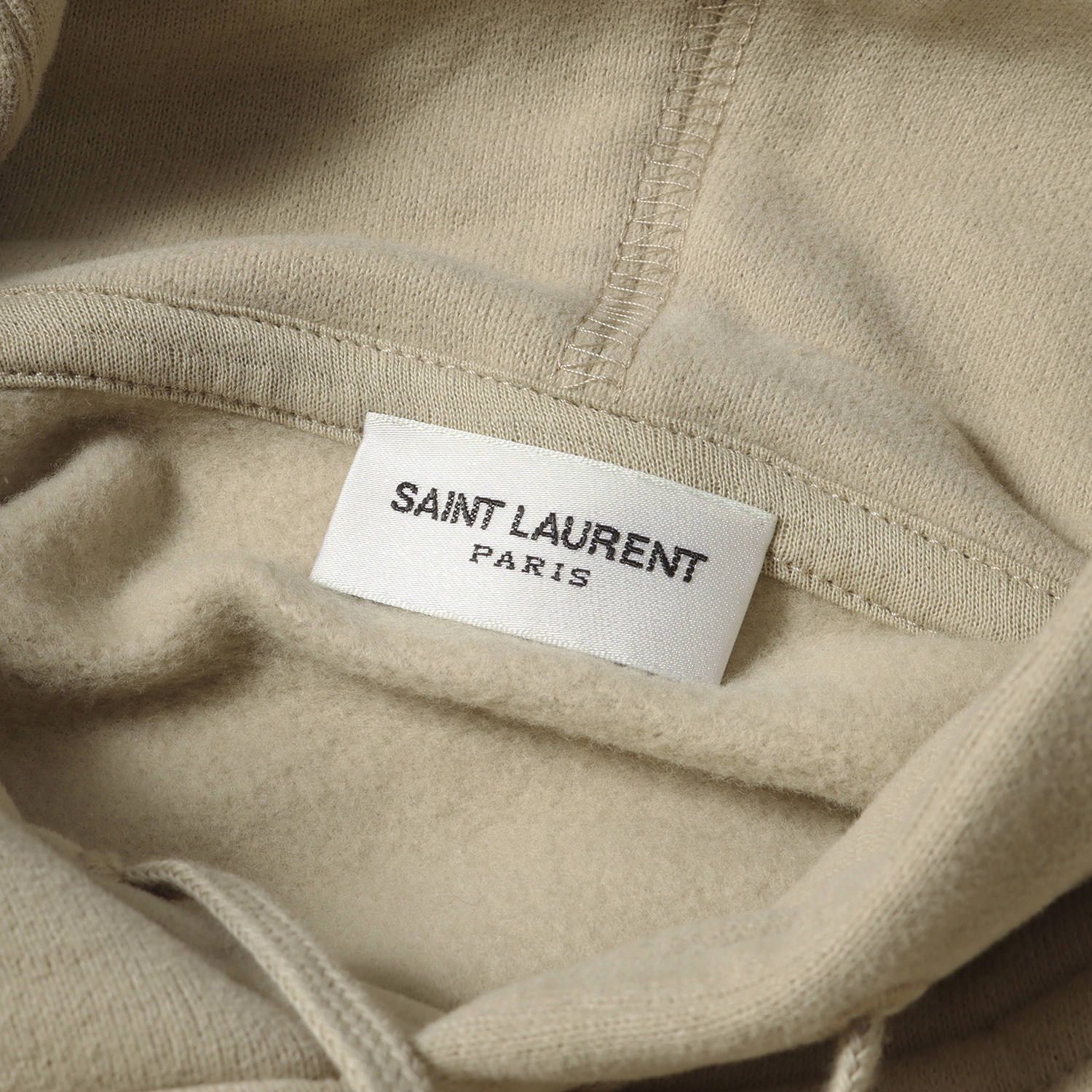 美品 SAINT LAURENT PARIS サンローラン パリ パーカー フロント ロゴ