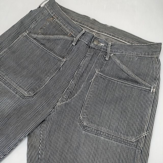 45R ジョッパーズ パンツ ヒッコリーストライプ 45rpm 45R - 45r / フォーティファイブアール | コットン リネン