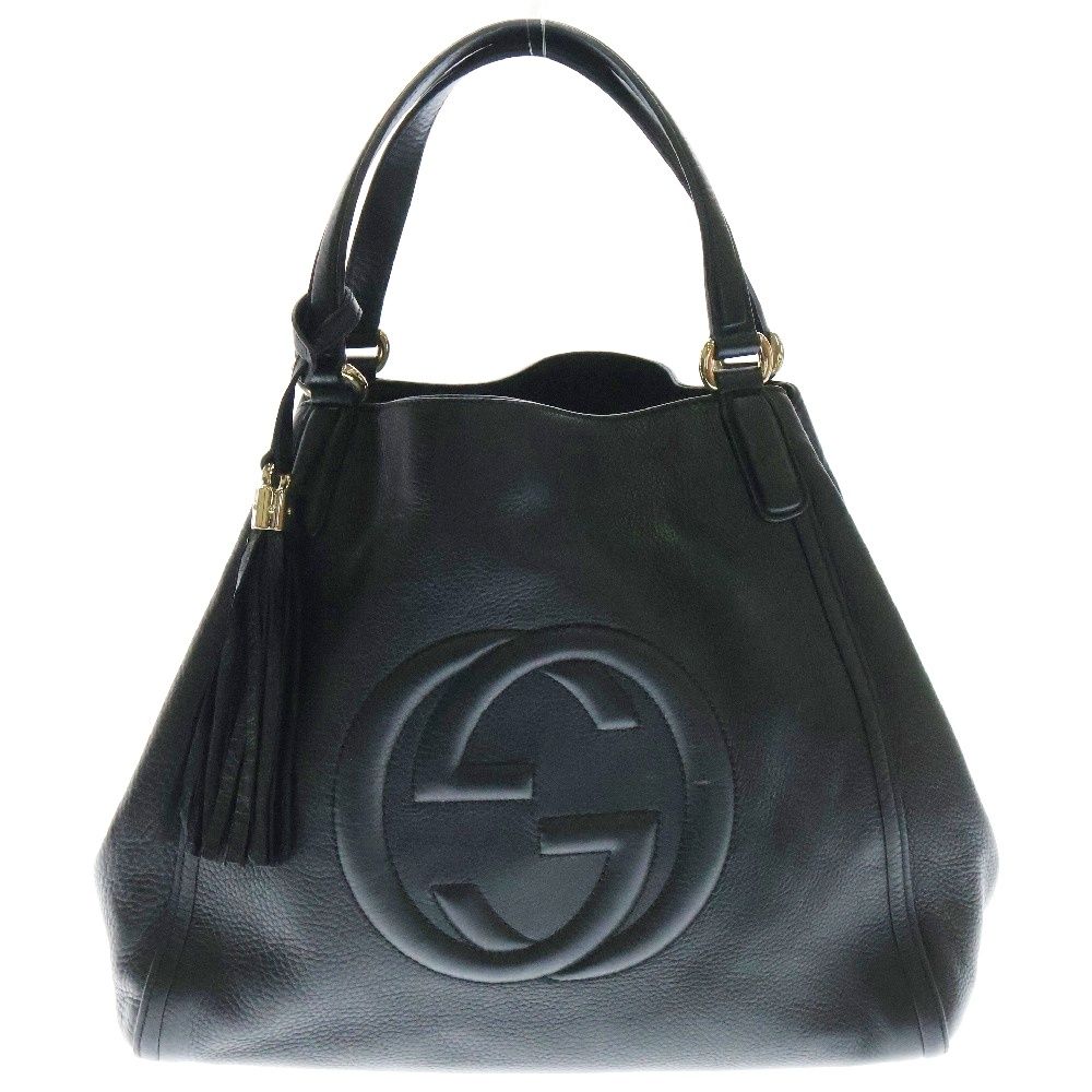 GUCCI ☆最終価格【5ec4185】グッチ トートバッグ ソーホー