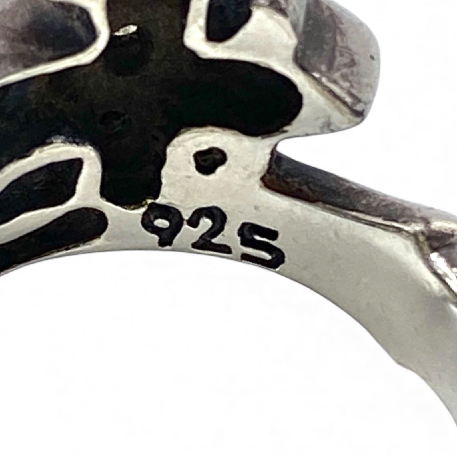 十字の意匠】クロス Silver 925 刻印 90s Vintage Design Ring 