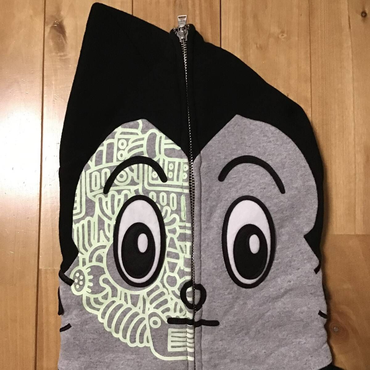 ☆蓄光☆ 鉄腕アトム × BAPE ASTRO BOY FULL ZIP HOODIE Mサイズ a