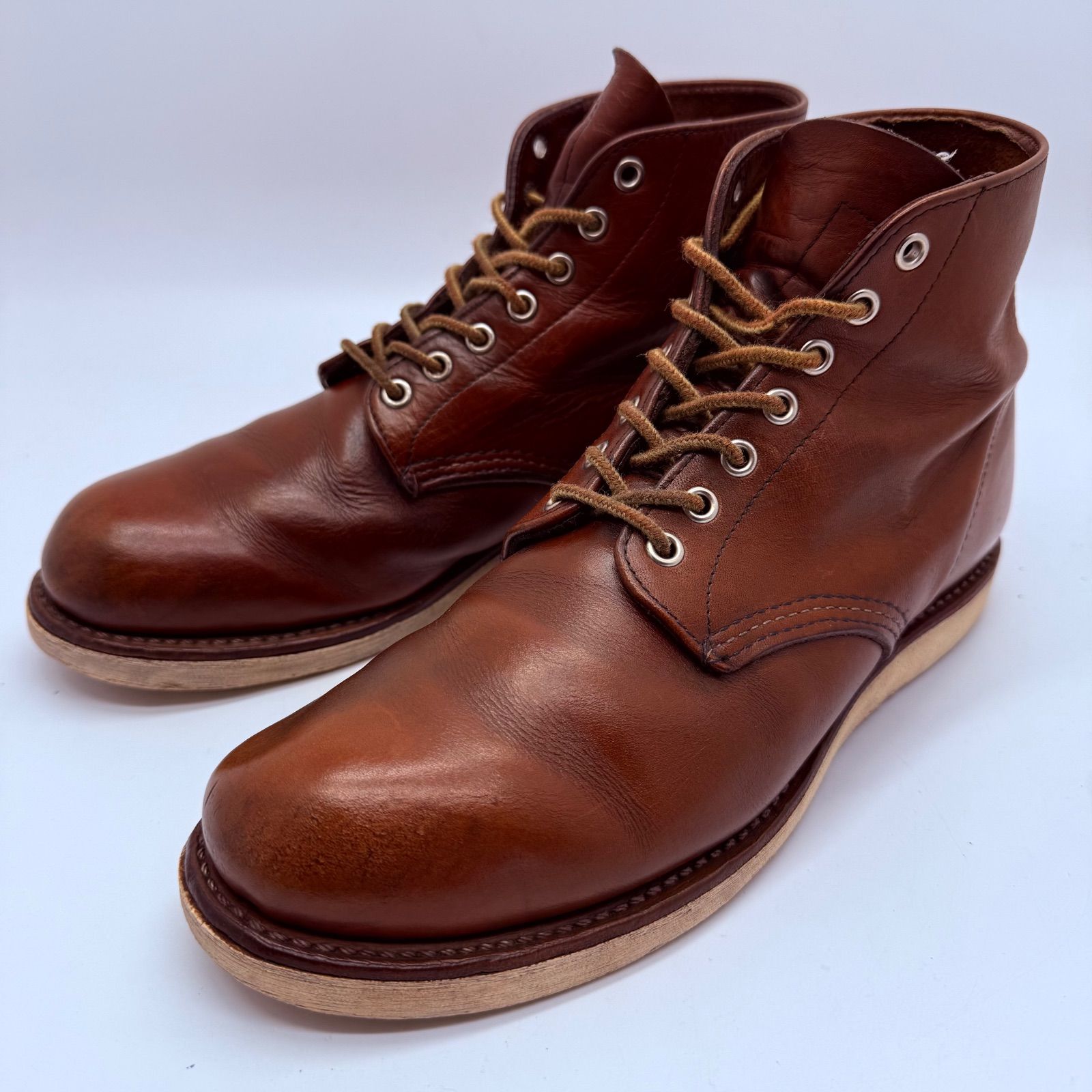 RED WING 2013 9105 Irish Setter round plain toe work boots 27cm D 